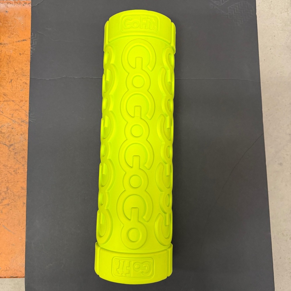 GoFit Go Roller 18 In Foam Roller Neon‎ Yellow UltraFin Core Deep Tissue Massage
